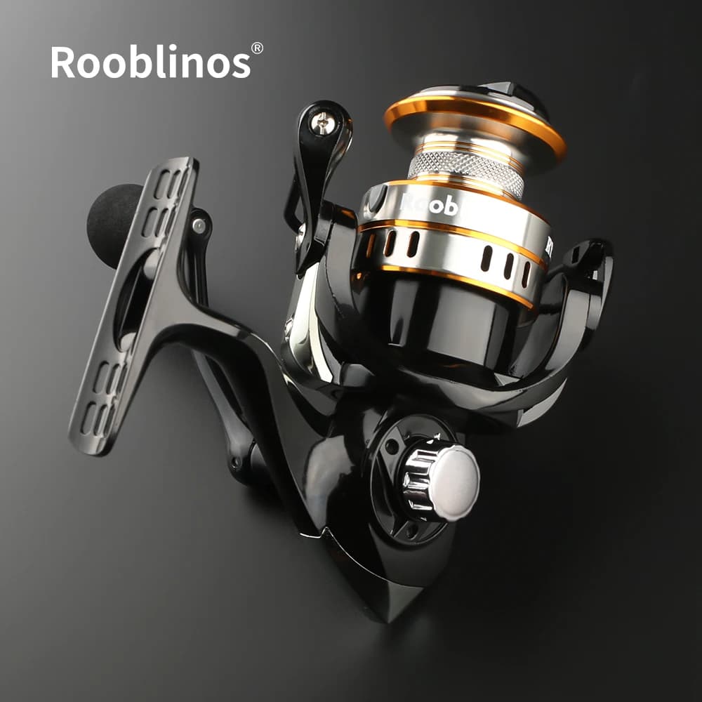 ROOBLINOS RY Spinning Reel, 5.2:1 Gear Ratio, CNC Machined Aluminum Spool, Smooth Powerful Fishing Reel for Fresh & Saltwater - Image 5