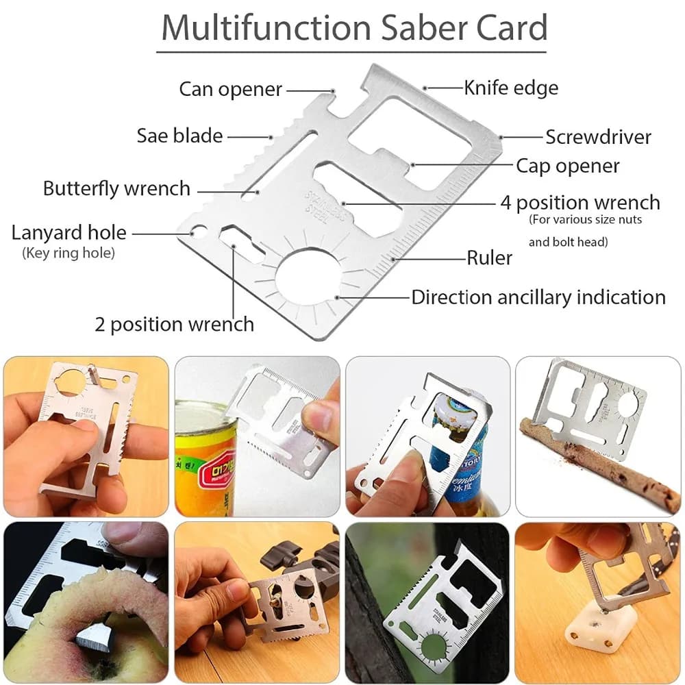 Professional Emergency Survival Kit Gear Camping Multifunction Tactical Defense Equipment First Aid SOS Wilderness Adventure - Image 3