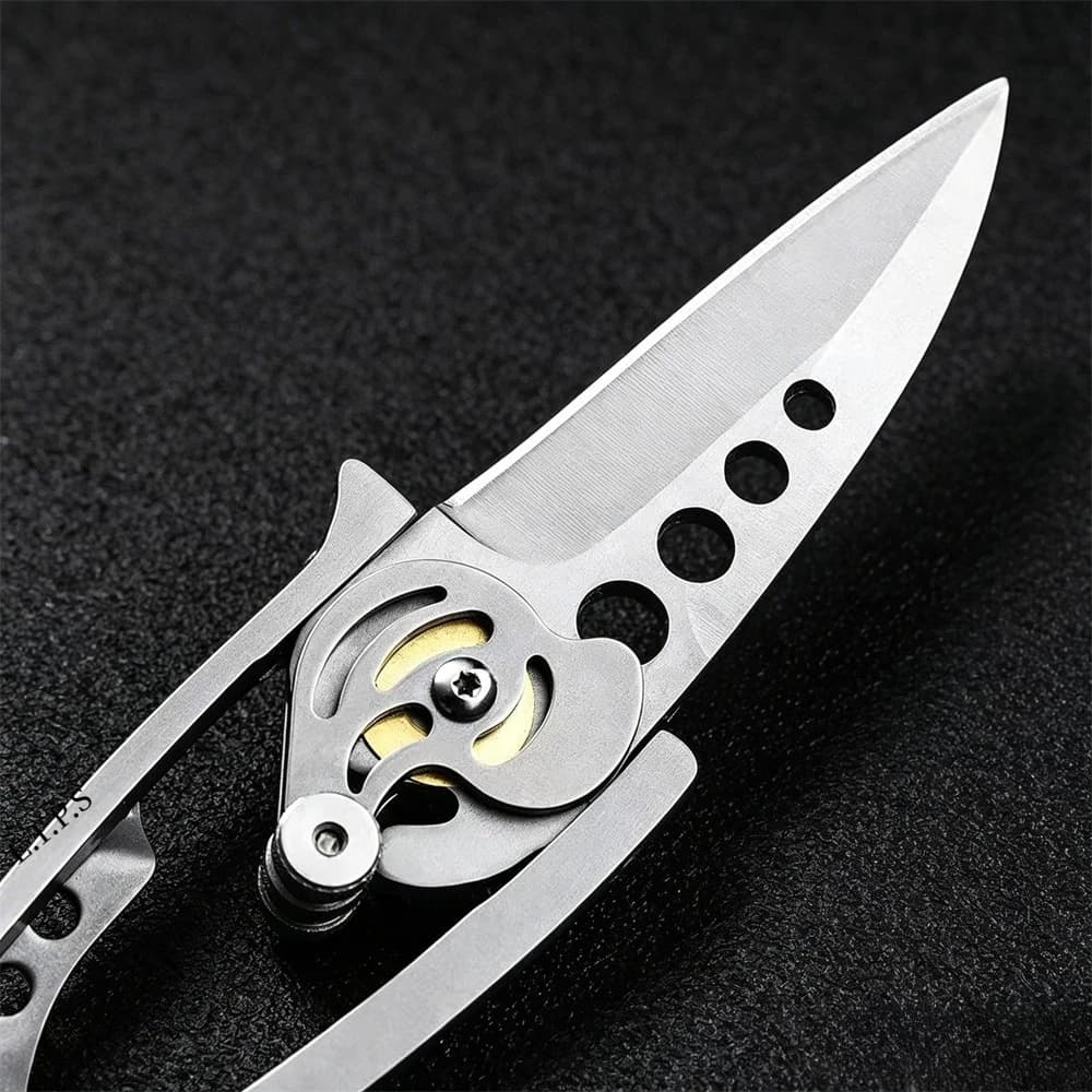 Snap Lock 5102 Pocket Knife Stainless Steel Plain Blade, Durable Camping Fishing Folding Knives Outdoor EDC Tool - Image 6