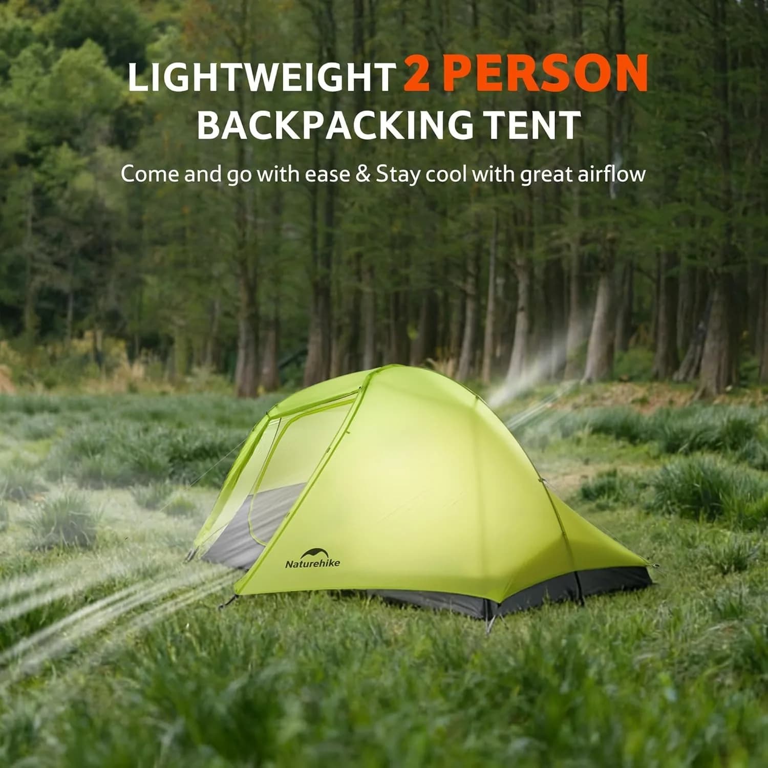 Naturehike Star Trail EXT Hiking Tent Outdoor Camping Ultralight Rainstorm Protection Wild Tent 1 2 Person 0D Nylon Backpacking Tent - Image 2