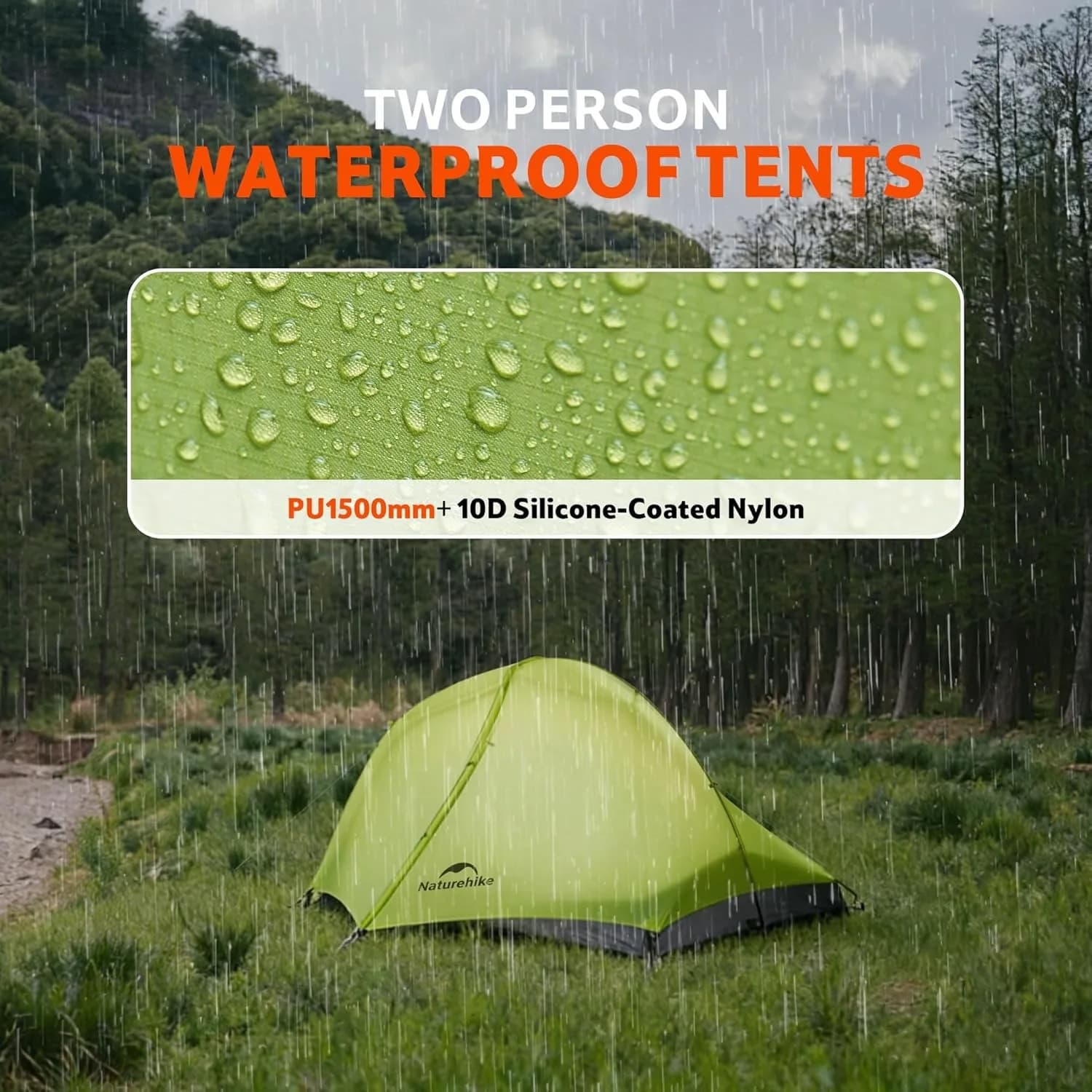Naturehike Star Trail EXT Hiking Tent Outdoor Camping Ultralight Rainstorm Protection Wild Tent 1 2 Person 0D Nylon Backpacking Tent - Image 3