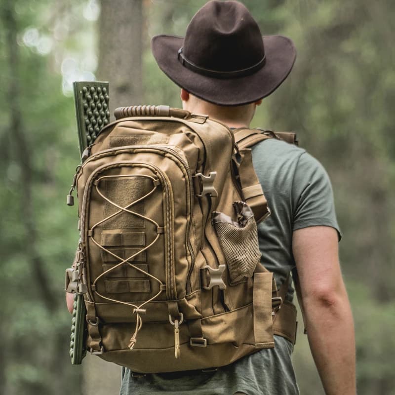 LQARMY 65L Outdoor Tactical Backpack Men's Outdoor Hiking Bag Large Capacity Military Army Bags Travelling Camping Rucksack - Image 3