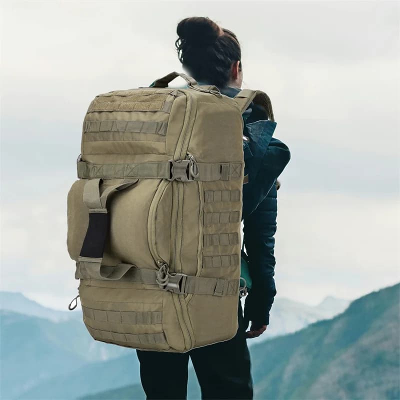 LQARMY 30L 45L 80L Outdoor Mountaineering Bag Molle Tactical Backpack Large Duffel Bag Hiking Camping Travel Bags - Image 5