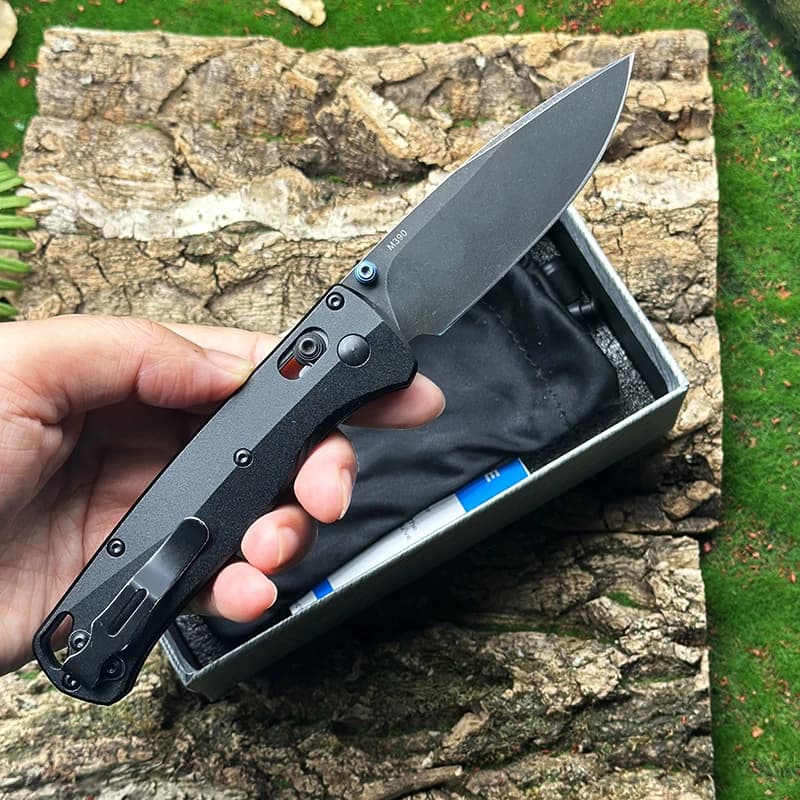 BM 535 Folding Knife, Aluminum Handle and M390 Blade - Compact Outdoor Camping Survival EDC Pocket Knife,A great gift - Image 1