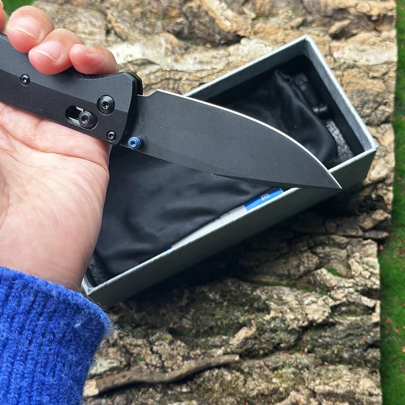 BM 535 Folding Knife, Aluminum Handle and M390 Blade - Compact Outdoor Camping Survival EDC Pocket Knife,A great gift - Image 2