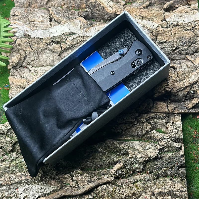 BM 535 Folding Knife, Aluminum Handle and M390 Blade - Compact Outdoor Camping Survival EDC Pocket Knife,A great gift - Image 4