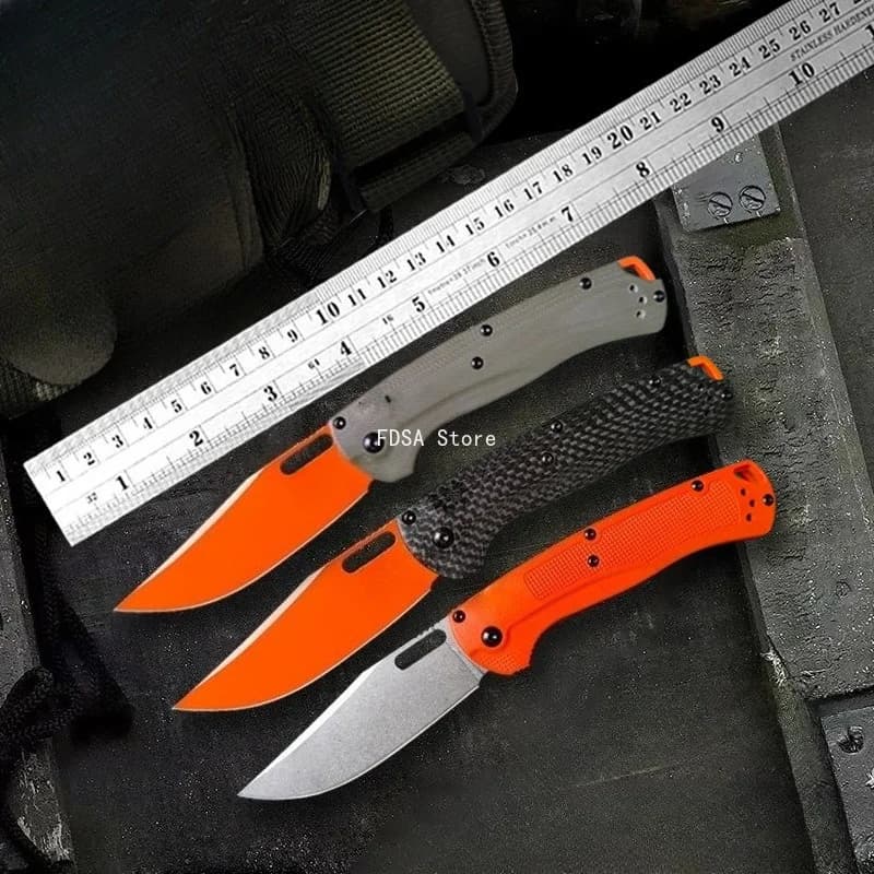 BM 15535 Carbon Fiber/G10 Handle Multi-functional Jungle Climbing Knives Outdoor Camping Folding Knife CPM-154 Steel Blade EDC Multitools High Hardness Mountaineering Tools Gift - Image 2