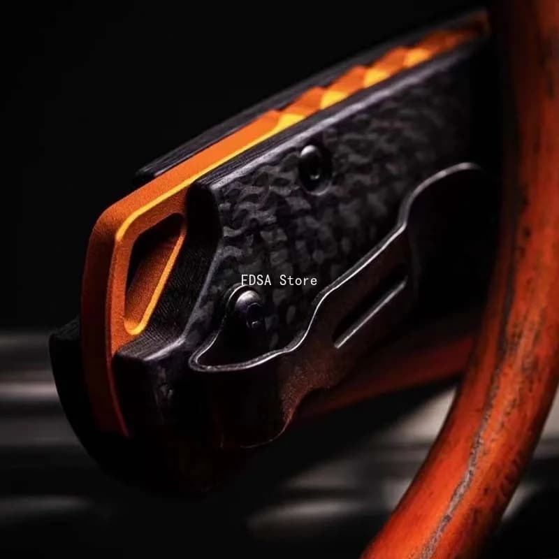 BM 15535 Carbon Fiber/G10 Handle Multi-functional Jungle Climbing Knives Outdoor Camping Folding Knife CPM-154 Steel Blade EDC Multitools High Hardness Mountaineering Tools Gift - Image 4