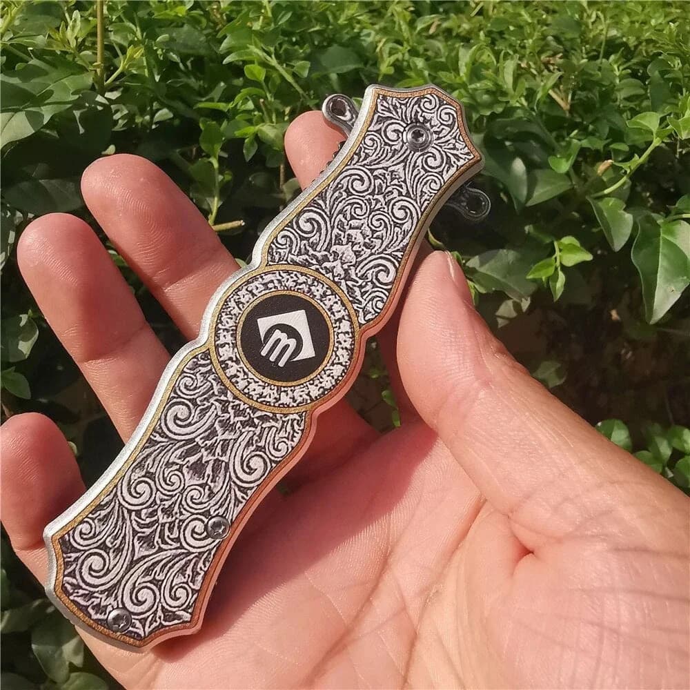 8Cr15mov Blade Steel Folding Knife - Utility Pocket Multi Knife for Camping - Image 6