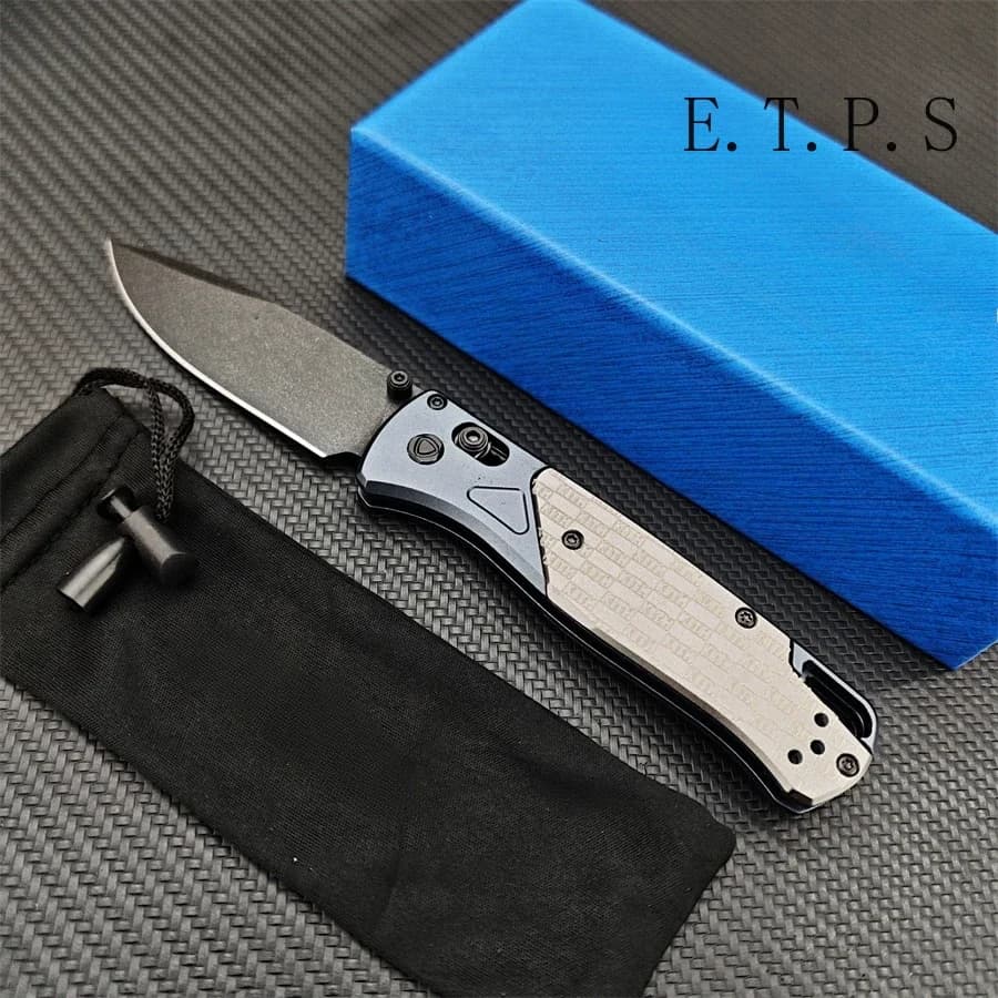 Kith Taps BM for A Limited Run Bugout EDC Knives D2 Blade Aluminum Handle Folding Knife Outdoor Camping Hunting Multitool Gifts - Image 3