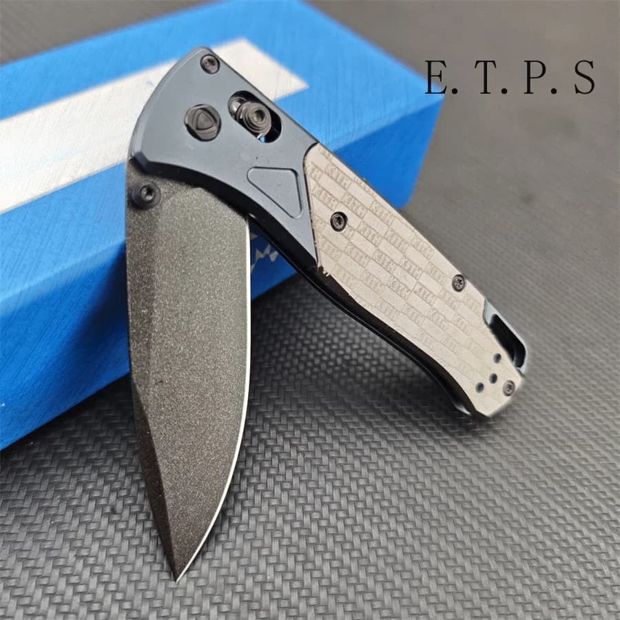 Kith Taps BM for A Limited Run Bugout EDC Knives D2 Blade Aluminum Handle Folding Knife Outdoor Camping Hunting Multitool Gifts - Image 4