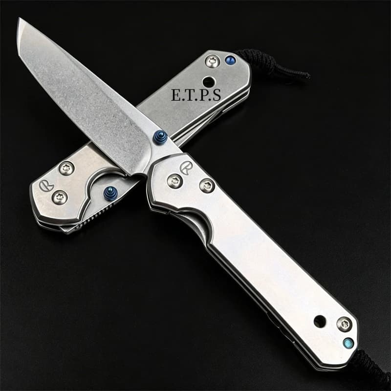 Chris Reeve Pocket Folding Lock Knife 440C Blade 420 Steel Handle Camping Outdoor Survival EDC Tools Fishing Hunting Cutter - Image 2
