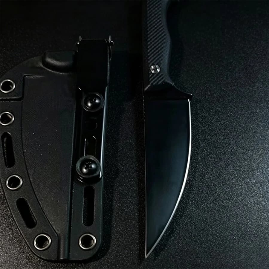 Fixed Blade Outdoor Straight Knife Nylon Wave Fiber Handle EDC Outdoor Hunting Survival Portable with Kydex Knives - Image 4