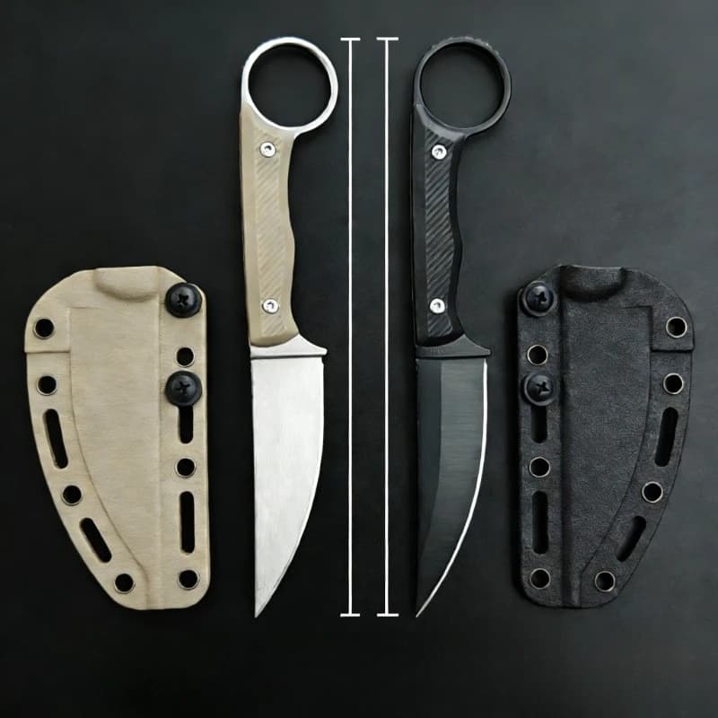 Speedgoat Fixed Blade Outdoor Straight Knife Nylon Wave Fiber Handle EDC Outdoor Hunting Survival Portable with Kydex Knives - Image 1