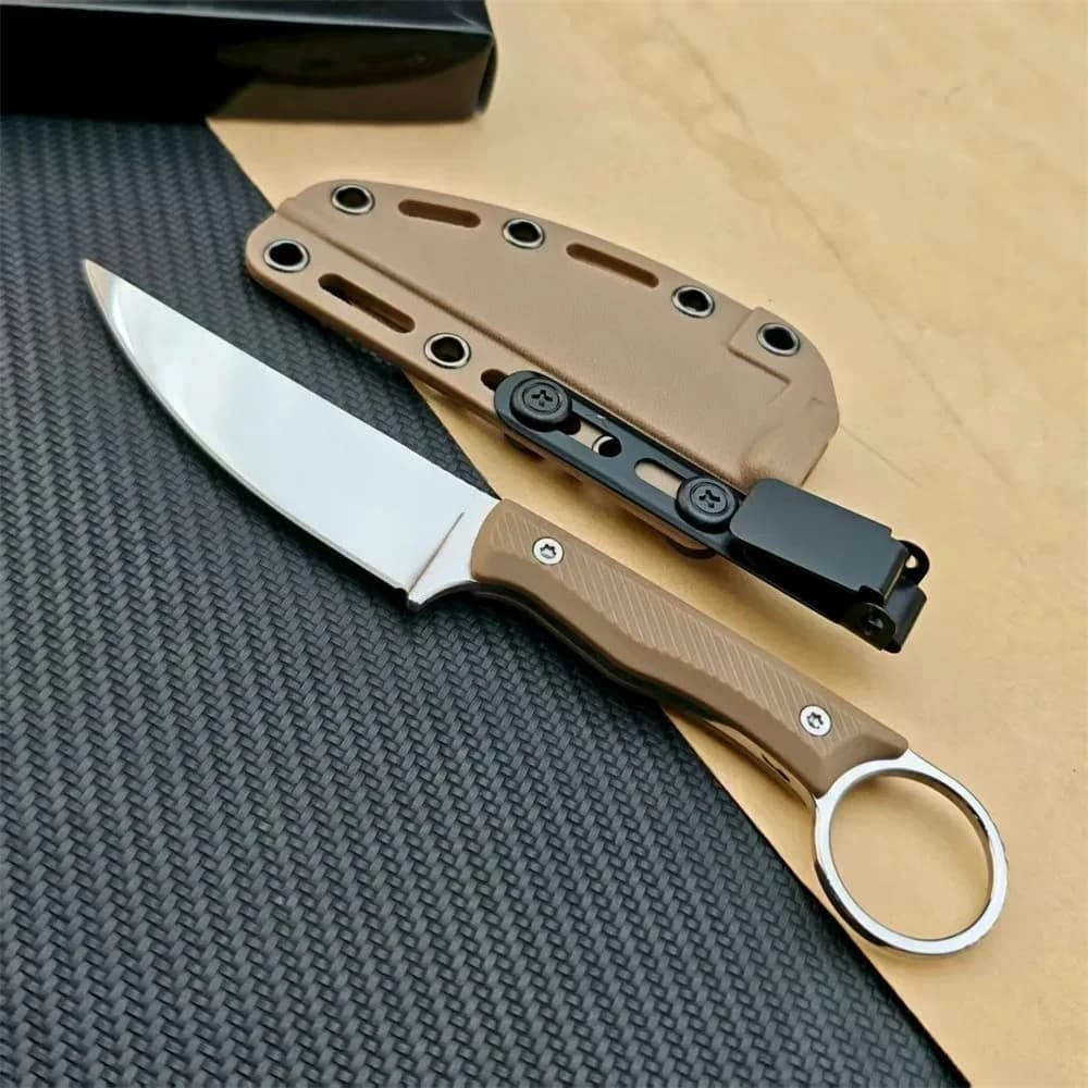 Speedgoat Fixed Blade Outdoor Straight Knife Nylon Wave Fiber Handle EDC Outdoor Hunting Survival Portable with Kydex Knives - Image 2