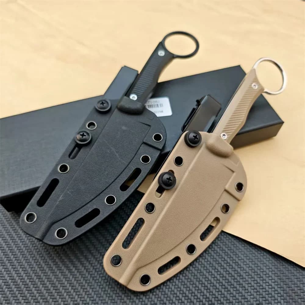 Speedgoat Fixed Blade Outdoor Straight Knife Nylon Wave Fiber Handle EDC Outdoor Hunting Survival Portable with Kydex Knives - Image 5