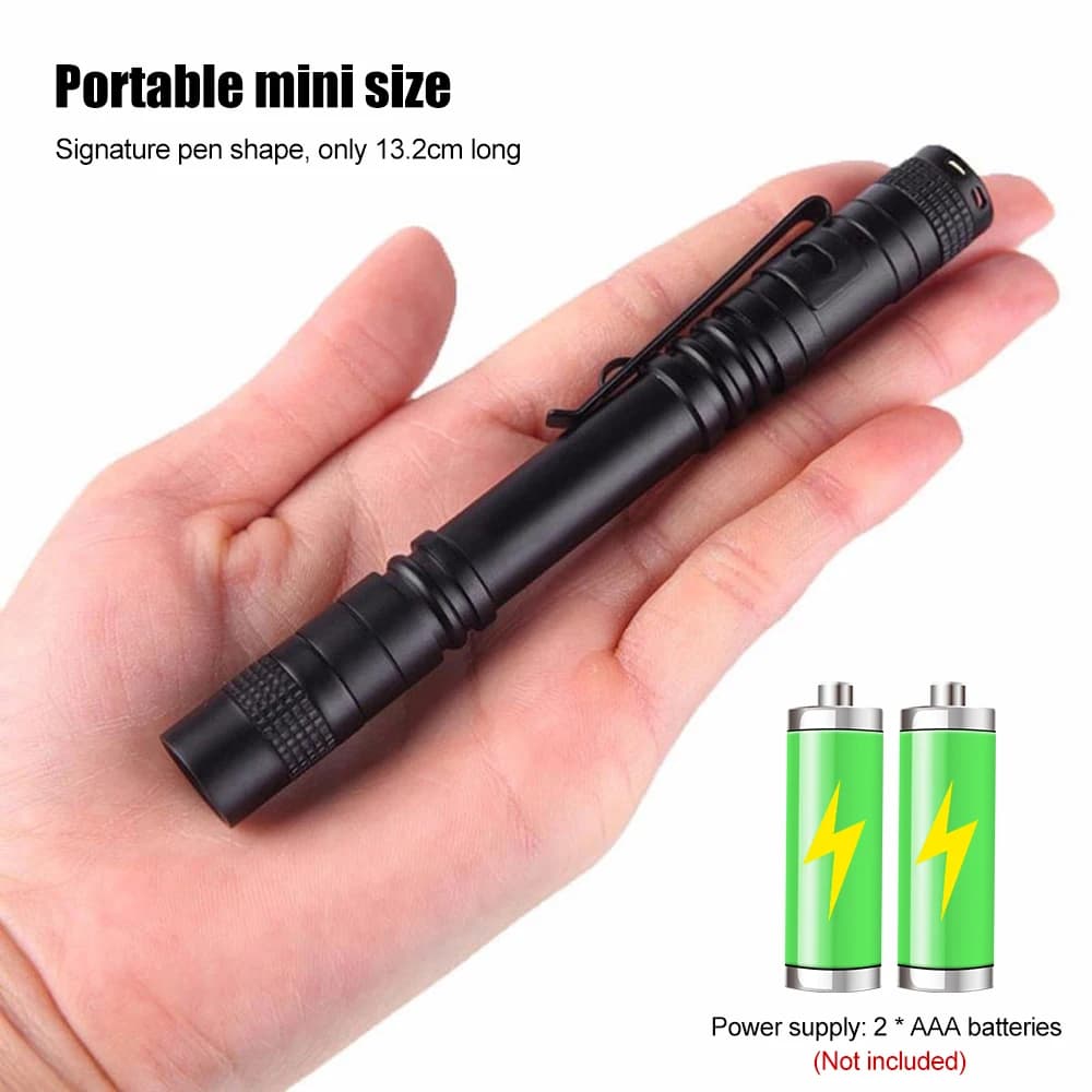 Mini Portable LED Pen Light Pocket Ultra Bright High Lumens Handheld Flashlight Linterna Torch For Camping Outdoor Emergency - Image 4