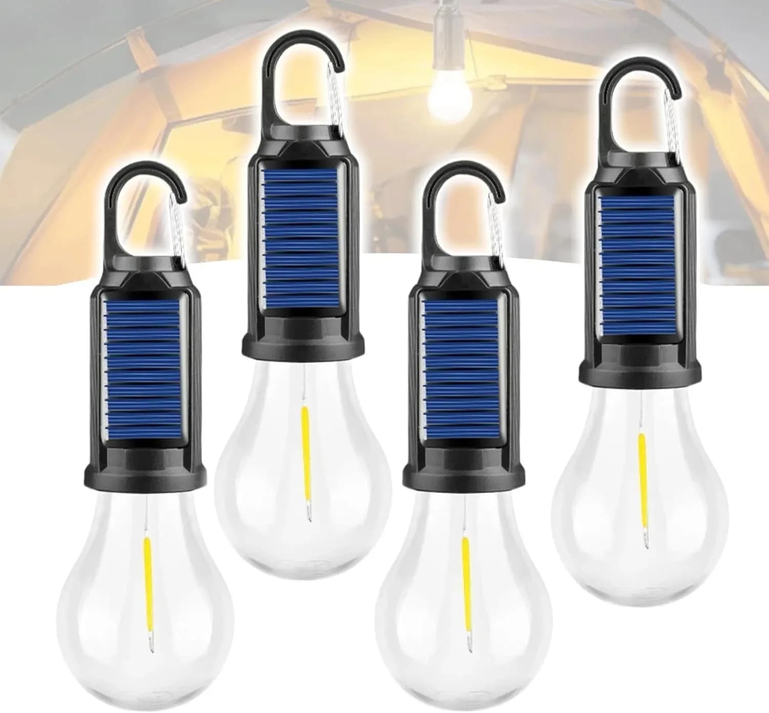 Outdoor USB Rechargeable LED Lamp Bulbs High Brightness Emergency Light Hook Up Camping Fishing Portable Lantern Night Lights - Image 1