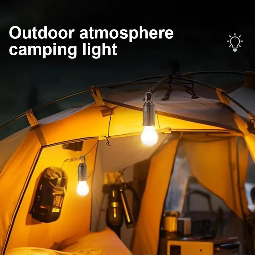 Outdoor USB Rechargeable LED Lamp Bulbs High Brightness Emergency Light Hook Up Camping Fishing Portable Lantern Night Lights - Image 4