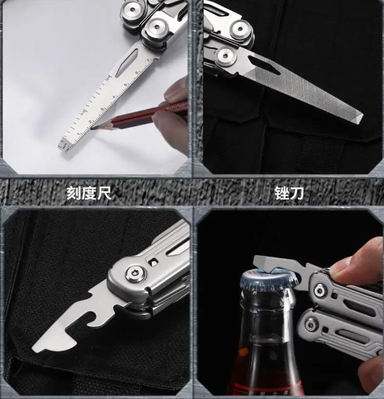 Daicamping DL10 Emergency Plier Folding Knife Multitool Tactical Clamp Combination Survival Gear Clip Multifunctional Multi Tool - Image 4
