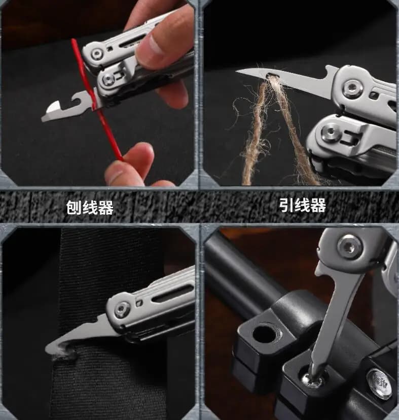 Daicamping DL10 Emergency Plier Folding Knife Multitool Tactical Clamp Combination Survival Gear Clip Multifunctional Multi Tool - Image 5