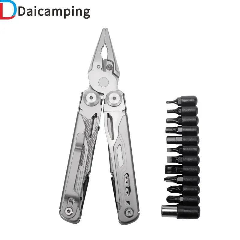 Daicamping DL10 Pocket Multi Folding Knife Plier Multi-purpose Clamp Outdoor EDC Multitools Survival Gear Clip Hand Tool Sets - Image 1