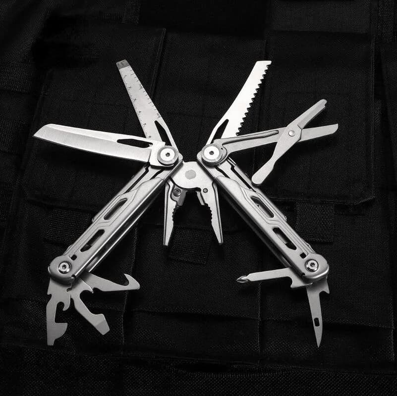 Daicamping DL10 Pocket Multi Folding Knife Plier Multi-purpose Clamp Outdoor EDC Multitools Survival Gear Clip Hand Tool Sets - Image 6