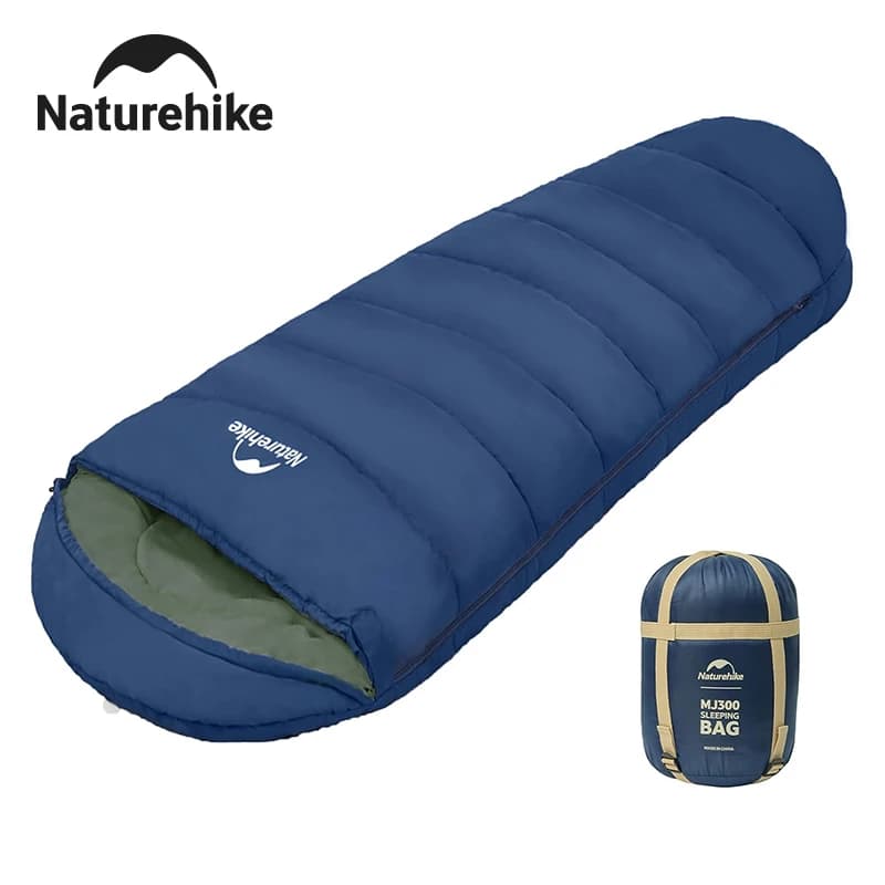 Naturehike Mummy Sleeping Bags MJ300/MJ600 Cotton Camping Adults Sleeping Bag Ultra Winter Warm Mummy Sleeping Bag Indoor - Image 1