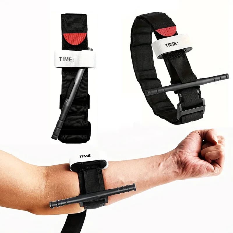 95cm 10pcs/set Emergency Belt Tourniquet Adjustment Buckle Medical Survival Combat Tactical Tourniquets Outdoor Exploration - Image 1