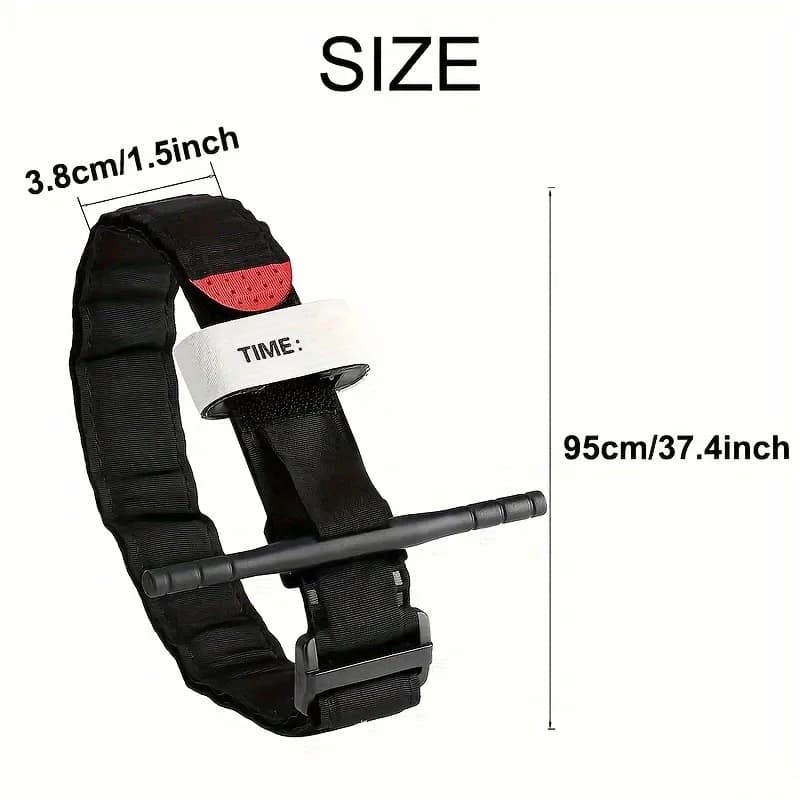 95cm 10pcs/set Emergency Belt Tourniquet Adjustment Buckle Medical Survival Combat Tactical Tourniquets Outdoor Exploration - Image 2