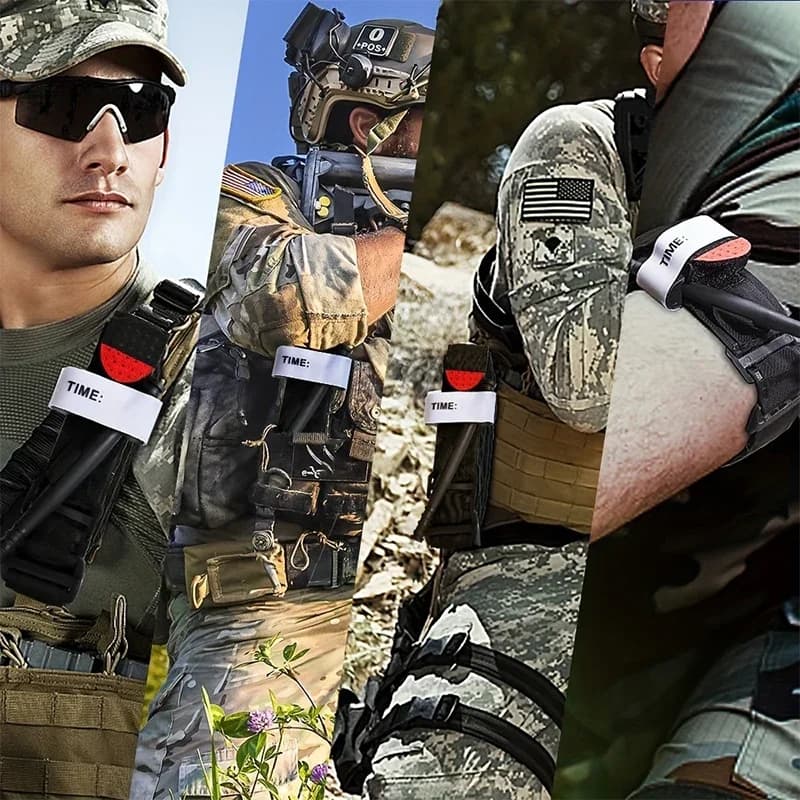 95cm 10pcs/set Emergency Belt Tourniquet Adjustment Buckle Medical Survival Combat Tactical Tourniquets Outdoor Exploration - Image 6