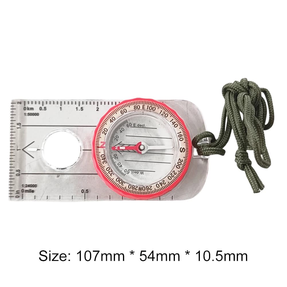 Luminous Compass for Expedition Shockproof Outdoor Adventure Warehouse Compass High Accuracy Multifunctional for Hiking Survival - Image 6