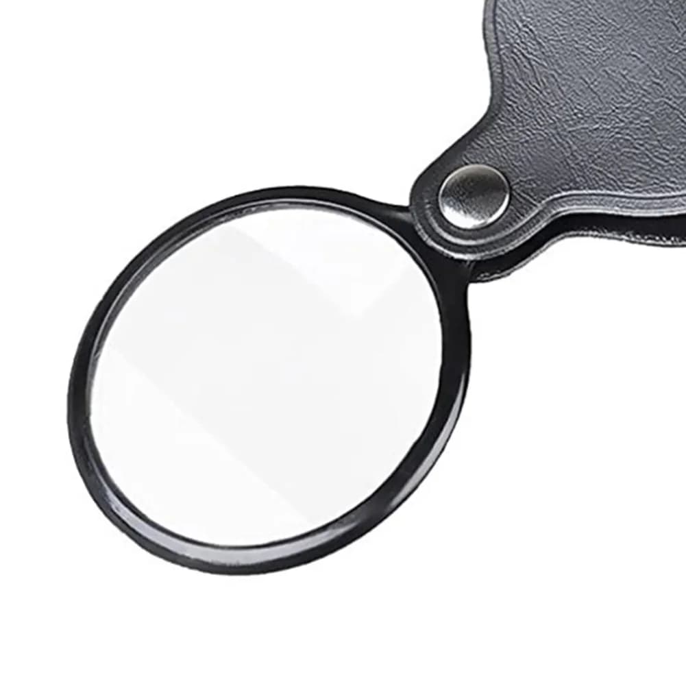 5X Mini Pocket Magnifier Reading Folding Magnifying Glass Mini Pocket Magnifier Monocle for Reading Maps Menus - Image 1