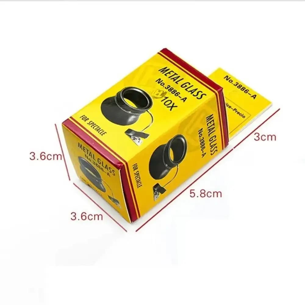 1Pcs New 5X 10X 20X Eyeglass Magnifier Clip-On Eye Loupe Loupe Magnifying Lens Portable Eyepiece Process Operation - Image 5