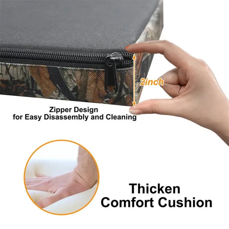 Seat Cushion For Tree Stand Adjustable Tree Stand Seat Cushion Lightweight Replacement Treestand Seat Pad Portable Hunting - Image 3