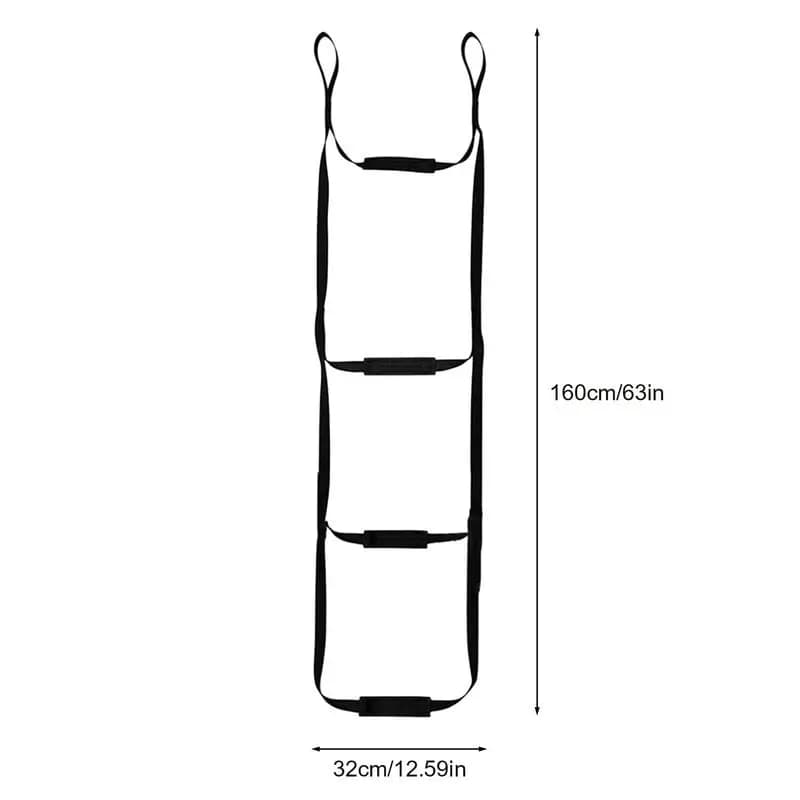 Portable Hunting Tree Climbing Aider with Anti-Skidding Steps Climbing Rope Ladder for Rock Climbing Caving Canyoning - Image 6