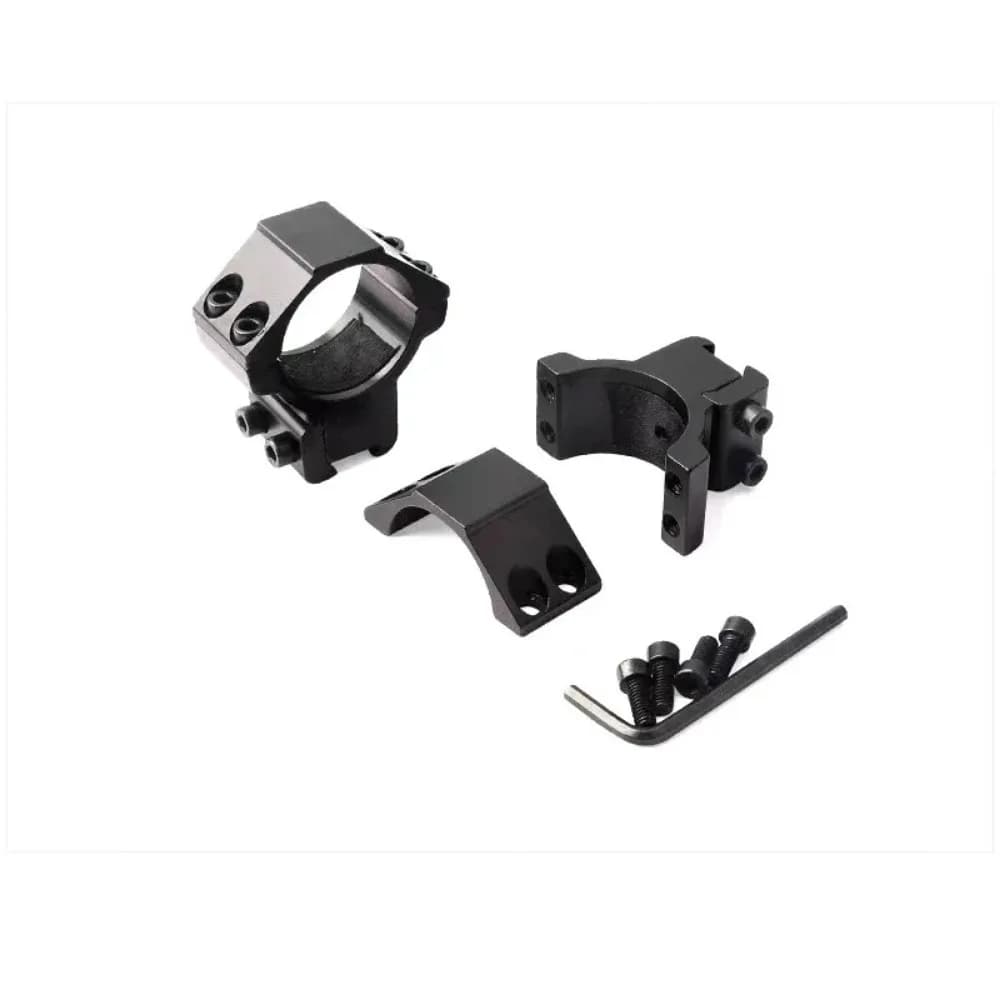 2PCS Hunting Rifle Scope Mount Ring for Dia 25.4mm 30mm Tube Scopes 11mm 20mm Dovetail Picatinny Rail Tactical Flashlight Mount - Image 4