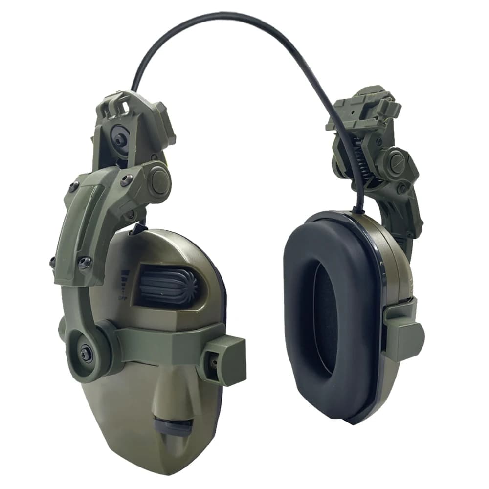Active Helmet Mounted Earmuffs For Shooting Electronic Hearing Protection Ear Protect Noise Reduction Active Hunting Headphone - Image 2