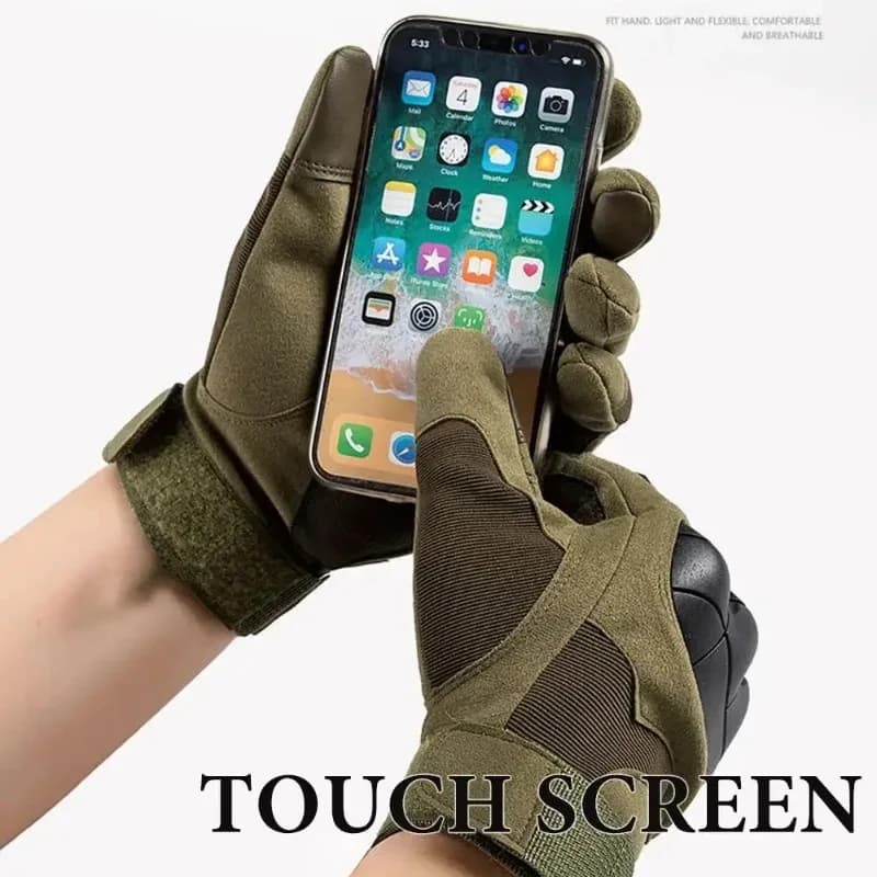 Motorcycle Camping Cycing Hiking Rock Climbing Tactical Gloves Touch Design Fitness Protection Sports Hunting Gloves - Image 2