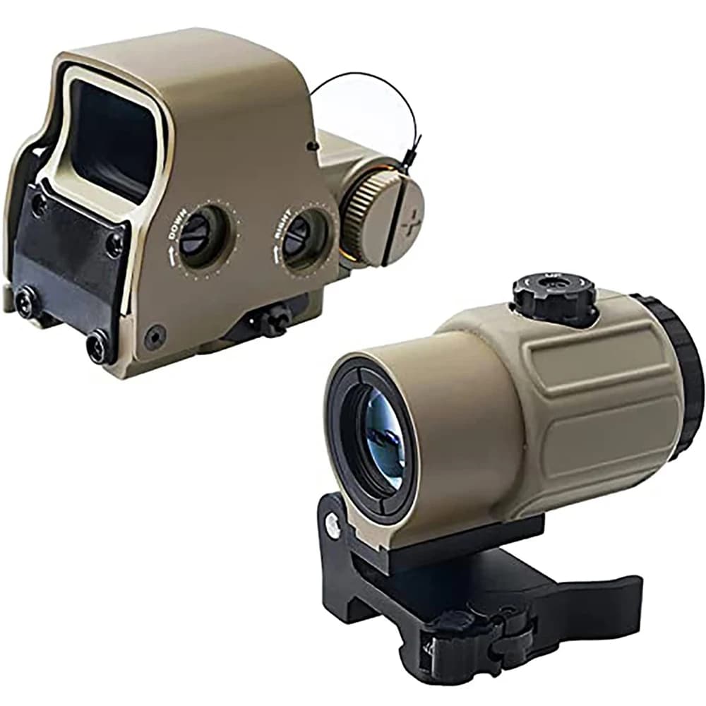 558+G43 Holographic Collimator Sight 558+G33/G45 Red Dot Optic Sight Tactical Hunting Gear W/20mm Rail Mounts&Quick Detach Lever - Image 4