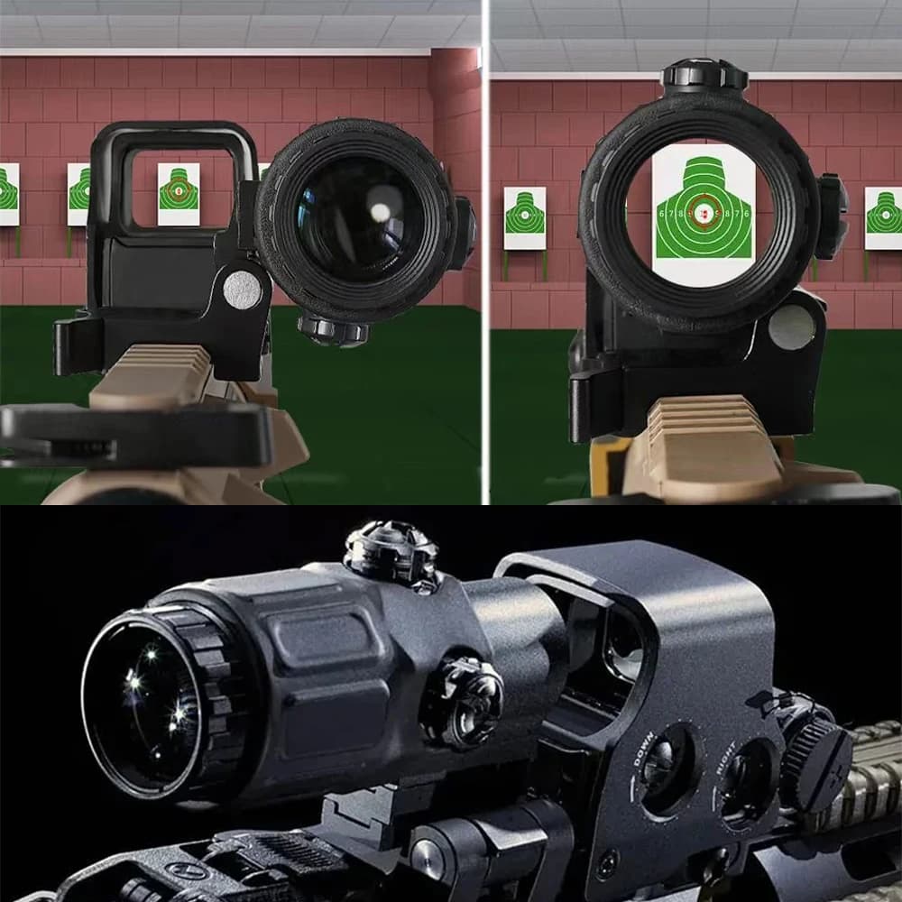 558+G43 Holographic Collimator Sight 558+G33/G45 Red Dot Optic Sight Tactical Hunting Gear W/20mm Rail Mounts&Quick Detach Lever - Image 6