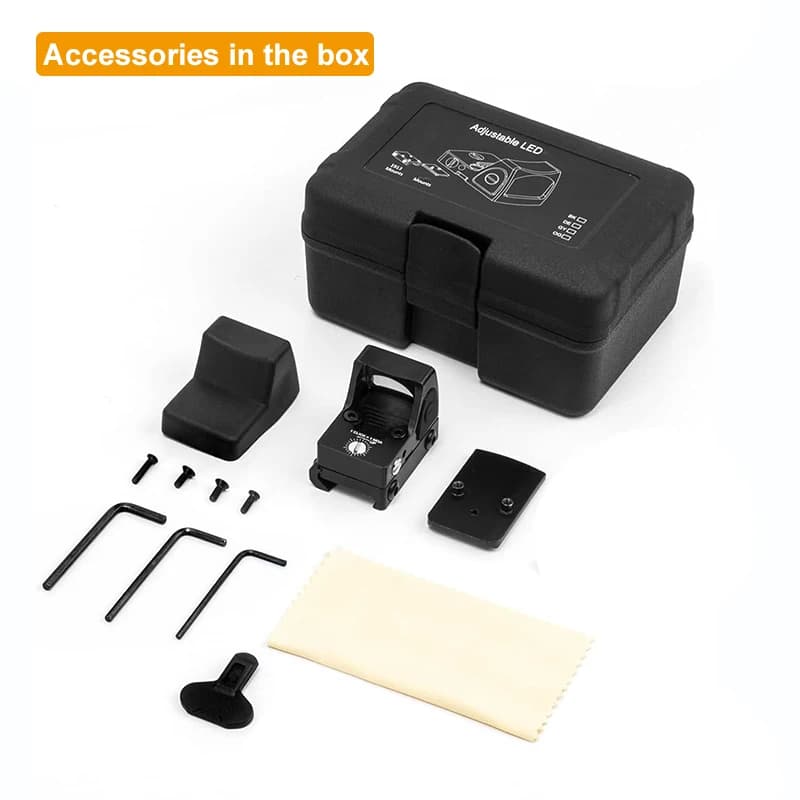 Mini MR Red Dot Sight Collimator Reflex Sight Scope fit 20mm Rail For Hunting Sight - Image 4