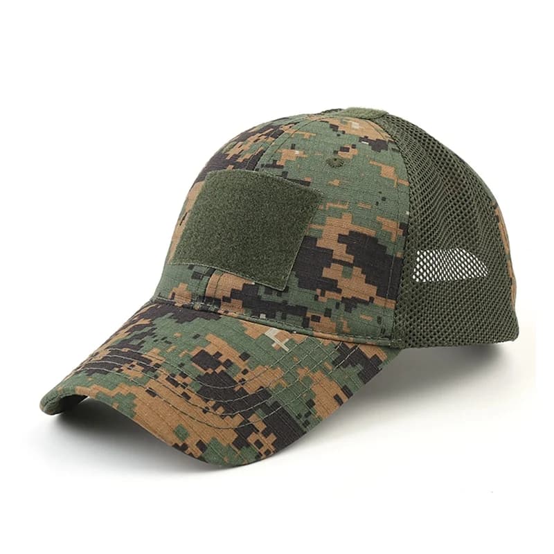 Outdoor Multicam Camouflage Adjustable Cap Mesh Tactical Airsoft Fishing Hunting Hiking Basketball Snapback Hat - Image 2