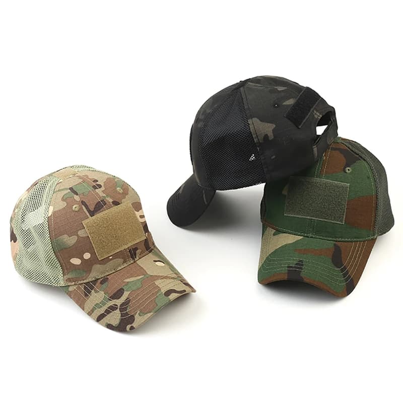 Outdoor Multicam Camouflage Adjustable Cap Mesh Tactical Airsoft Fishing Hunting Hiking Basketball Snapback Hat - Image 4