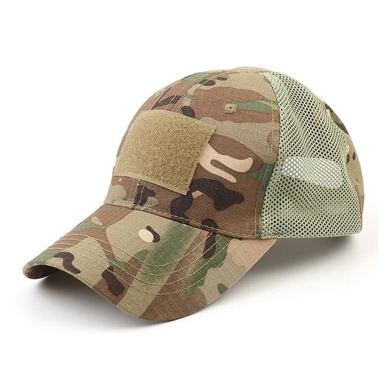 Outdoor Multicam Camouflage Adjustable Cap Mesh Tactical Airsoft Fishing Hunting Hiking Basketball Snapback Hat - Image 5