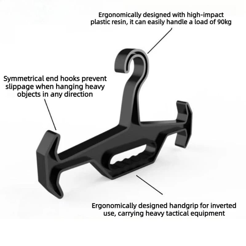 Multi Functional Heavy Duty Hanger Outdoor Hunting Tactical Vest Hanger Diving Suits Paintball Airsoft Equipment Display Rack - Image 4
