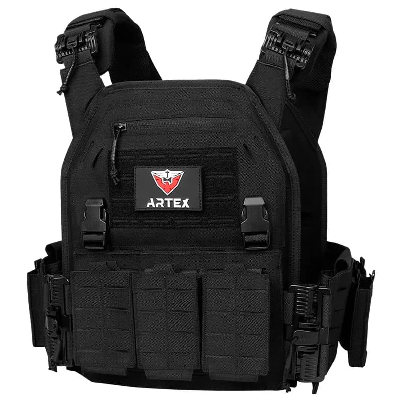 Artex New combat vest 6094 quick detachable light laser cut tactical vest black gear to carry airsoft carrier combat equipment - Image 1