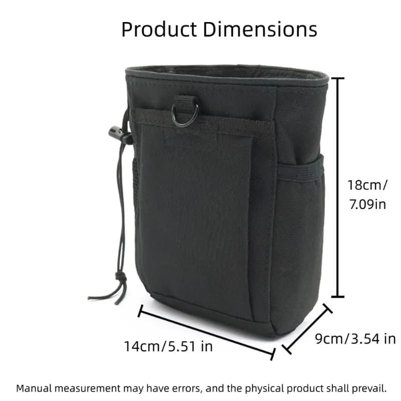 3-5L New Outdoor Hunting MOLLE Dump Pouch 600D Nylon Camouflage Waist Pack Ammo Recycle Bag for Tactical Gear - Image 2