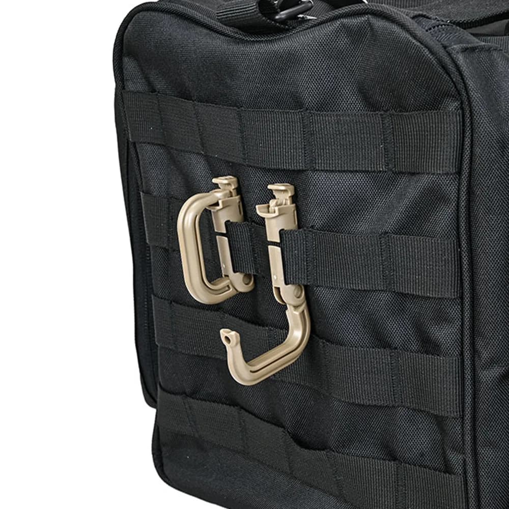 Tactical D Locking Ring 2 pcs Buckle Grimloc MOLLE Carabiner Plastic Clip Snap Type Tactical Vest Bag Connection Point Fastener - Image 6