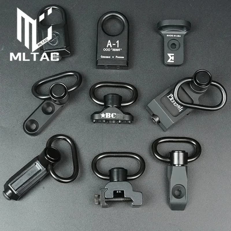 Tactic Gear Strap Buckle QD Sling Swivel 20mm Picatinny Rail Mount Base Quick Detach Rail Mount for Mlok Rail Gun Accessories - Image 1